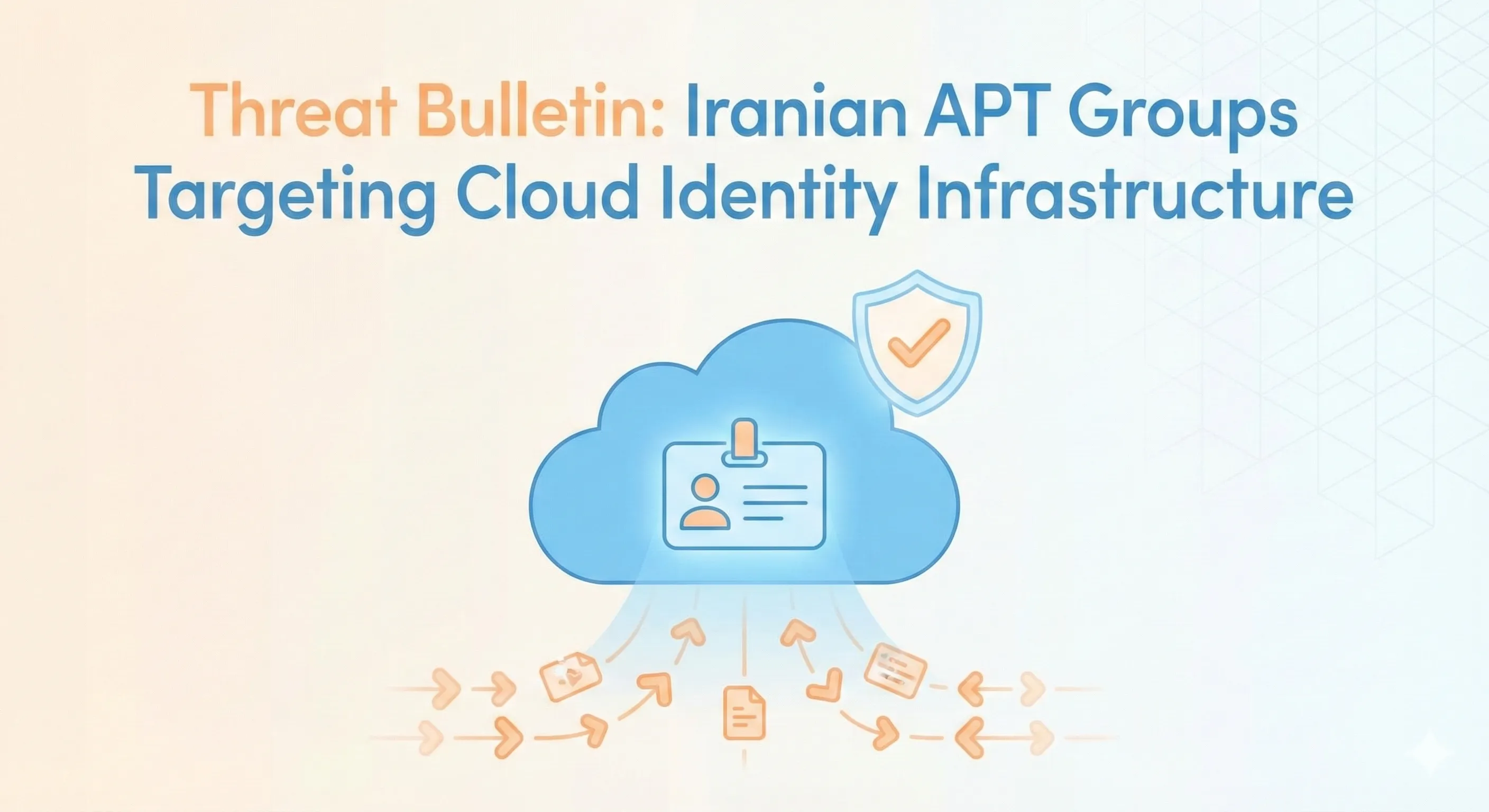 Threat Bulletin: Iranian APT Groups Targeting Cloud Identity Infrastructure